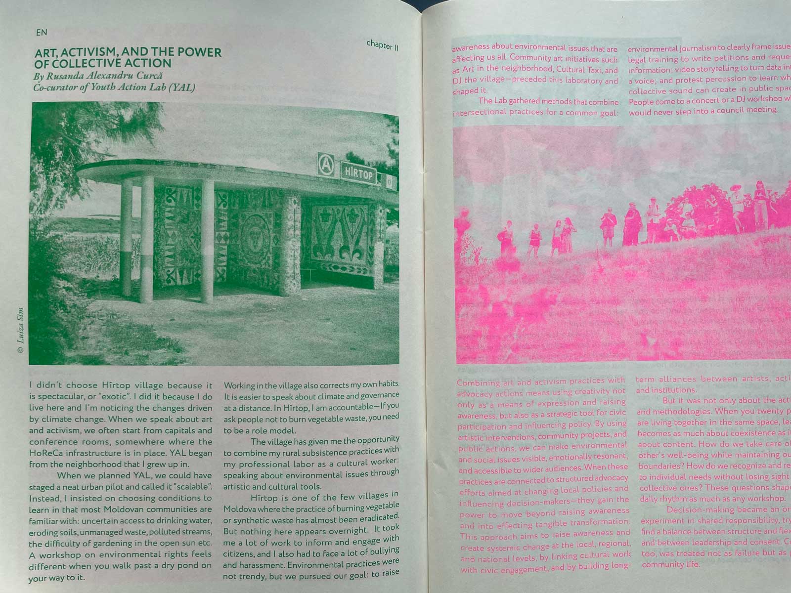 Publication inside pages