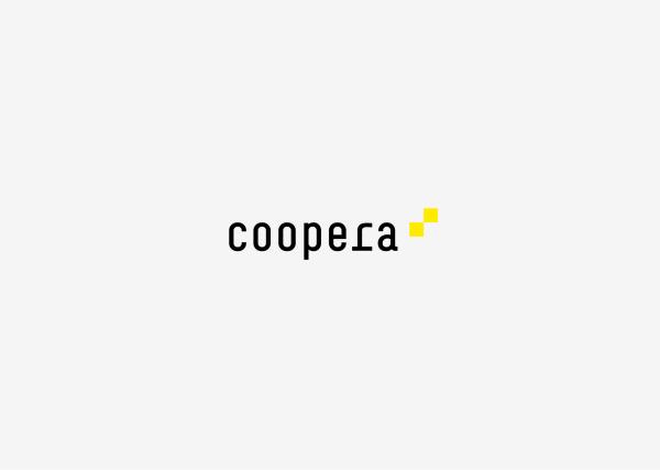 Coopera e. V. logo on grey background